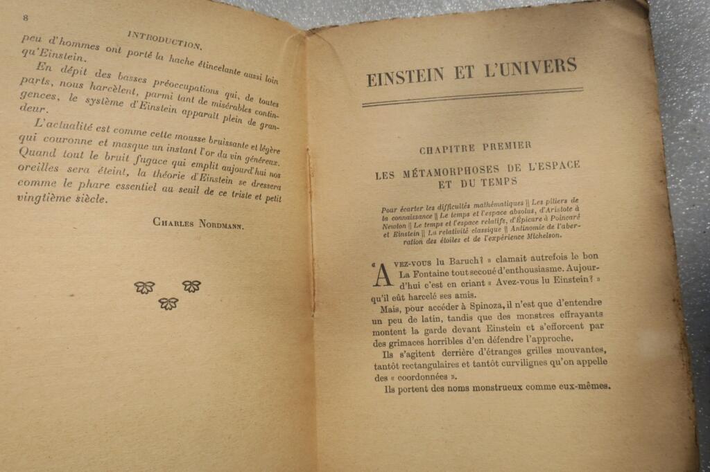 EINSTEIN ET L&rsquo;UNIVERS – UNE LUEUR DANS LE MYSTERE DES CHOSES