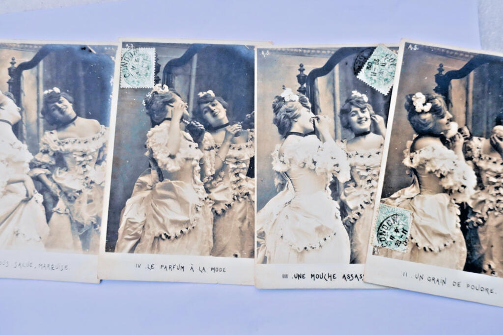 Belle-Époque-Eleganz: Spiegelbild der Vorbereitung