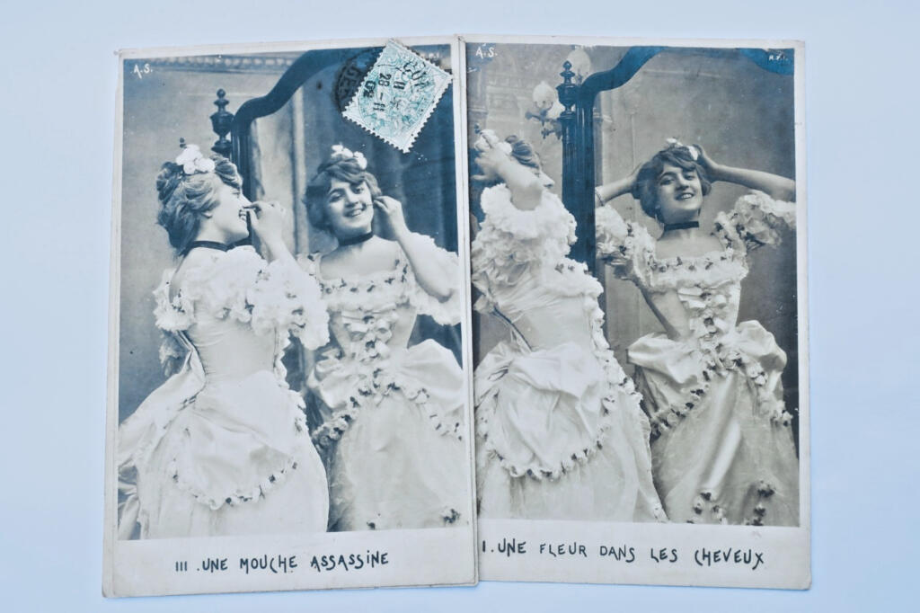 Belle-Époque-Eleganz: Spiegelbild der Vorbereitung