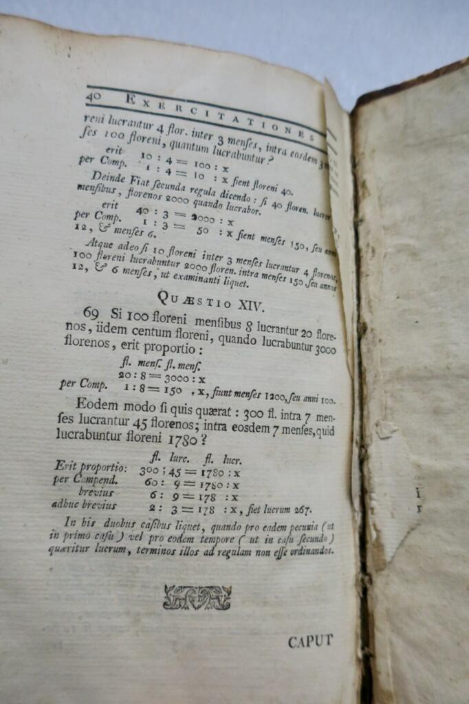 Elementa arithmeticae numericae, et literalis seu algebrae ad praefixam 1761