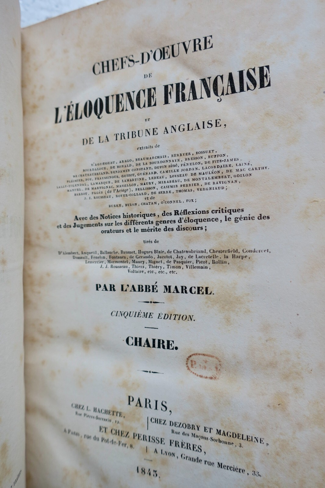 Éloquence Française et de la Tribune Anglaise 1843 – Image 6