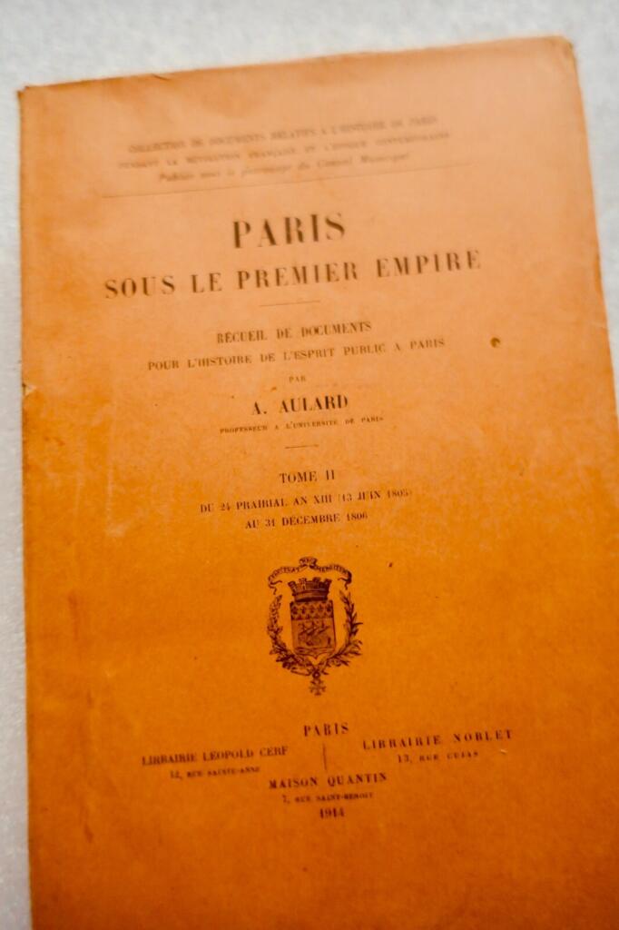 Paris under the First Empire - Documentary collection