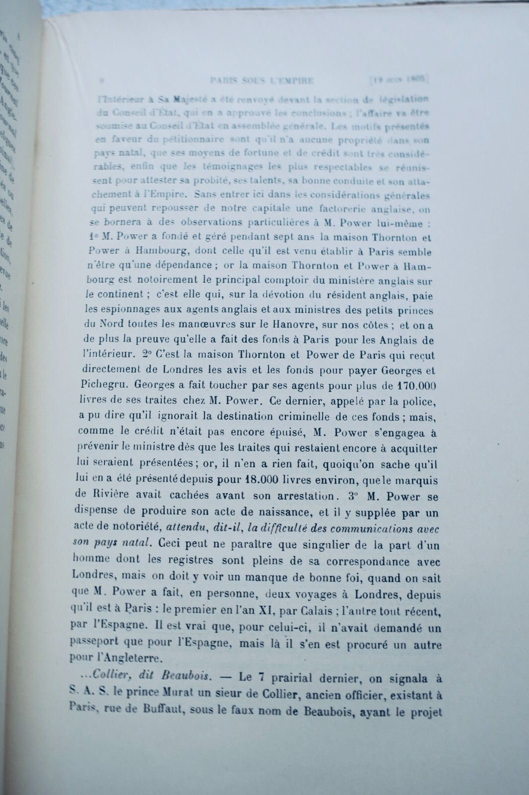 Empire AULARD PARIS sous le Premier Empire. recueil de documents pour l'histoire – Image 2
