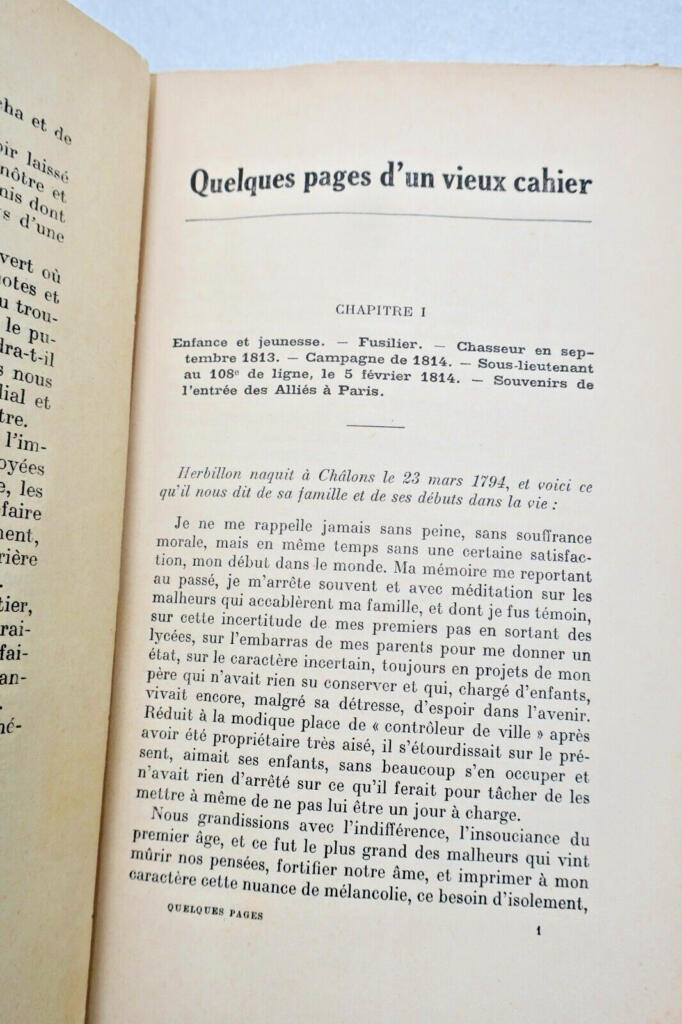Erinnerungen eines Generals aus einem alten Notizbuch
