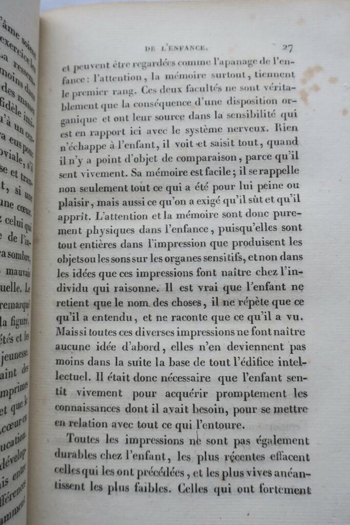 1827年儿童健康教育