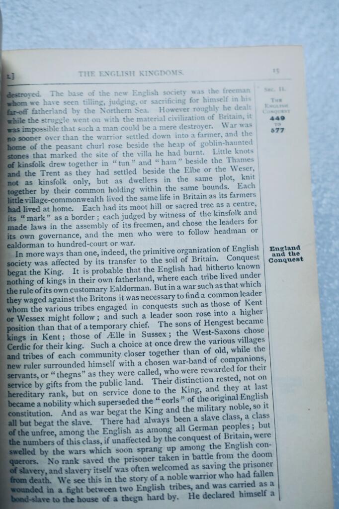 Knappe Darstellung der englischen Nationalgeschichte