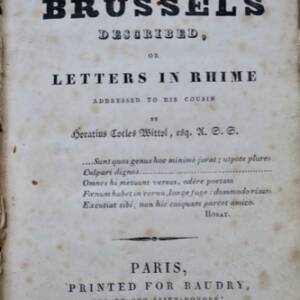 Exploration of English Society in Brussels
