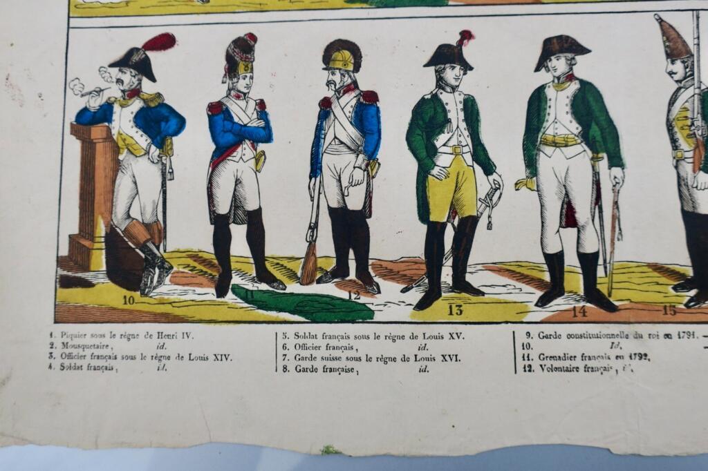 EPINAL cavalerie militaire 44 x 28 cm