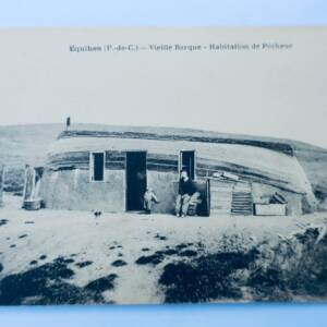 Equihen vieille barque habitation de pêcheur 62