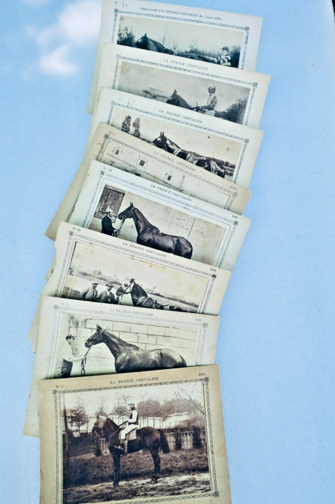Frankreichs Reitkunst: 345 Pferdekarten (1886-1899)