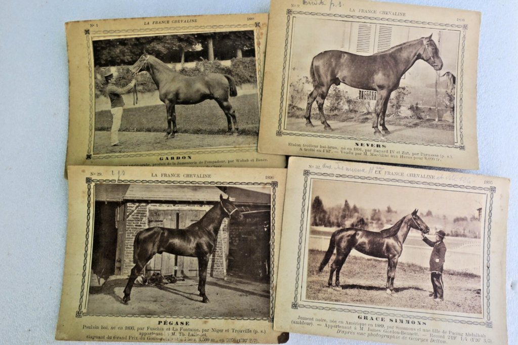 Frankreichs Reitkunst: 345 Pferdekarten (1886-1899)