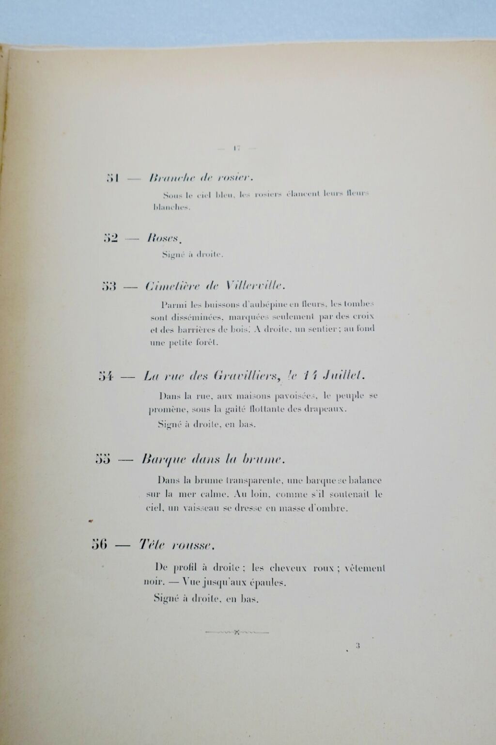 DUEZ Atelier-Katalog: Gemälde, Studien, Pastelle & Aquarelle