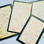 French Writer Autographed Manuscripts