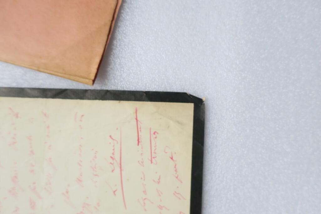 French Writer Autographed Manuscripts