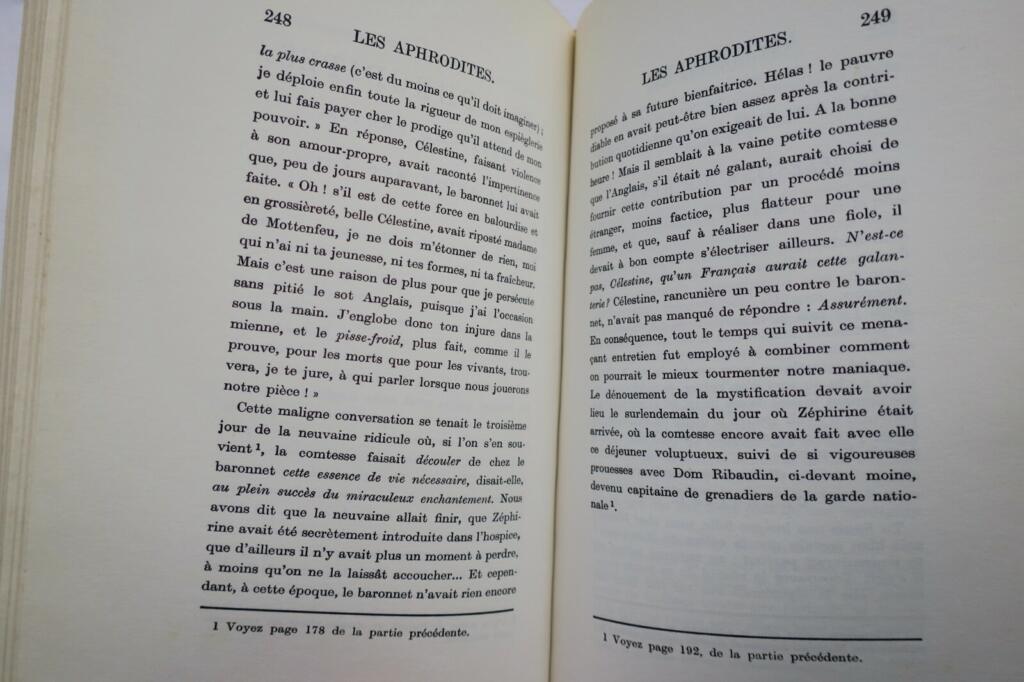 érotiqu APHRODITES OU FRAGMENTS THALI-PRIAPIQUES SERVIR A L’HISTOIRE DU PLAISIR