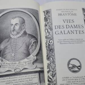 érotique Brantôme Vies des dames galantes