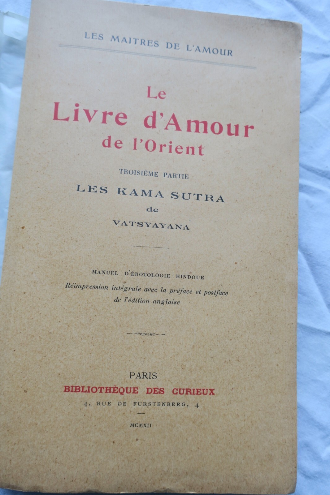 Kama Sutra & Eastern Love Arts, 1912 - Image 7
