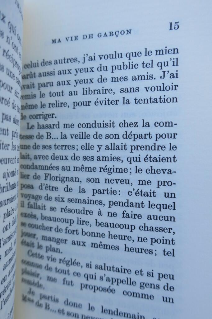 érotique Ma vie de garçon ou les faits et gestes du vicomte de Nantel