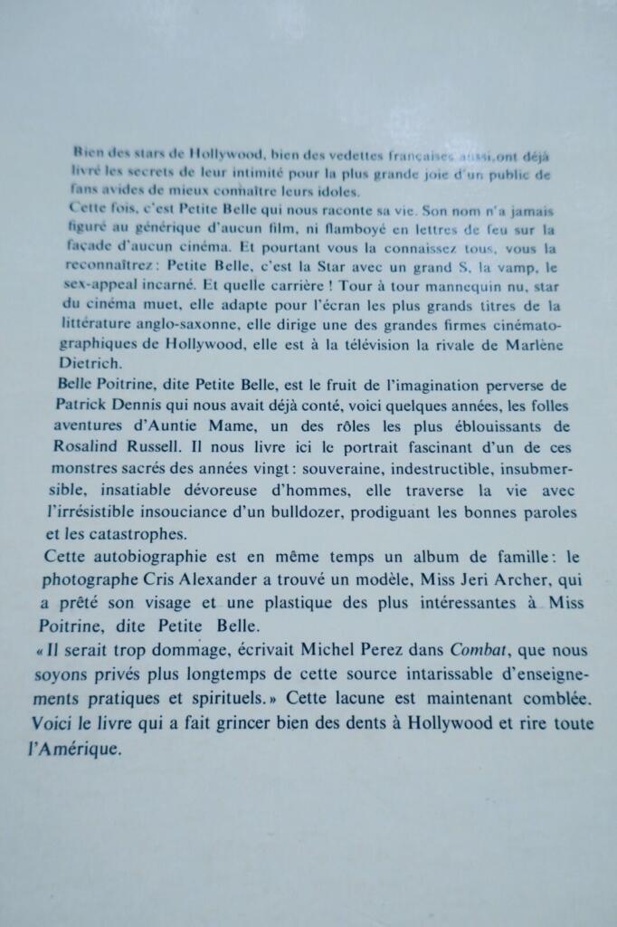 erotique PETITE BELLE. LES SOUVENIRS INTIMES DE BELLE POITRINE