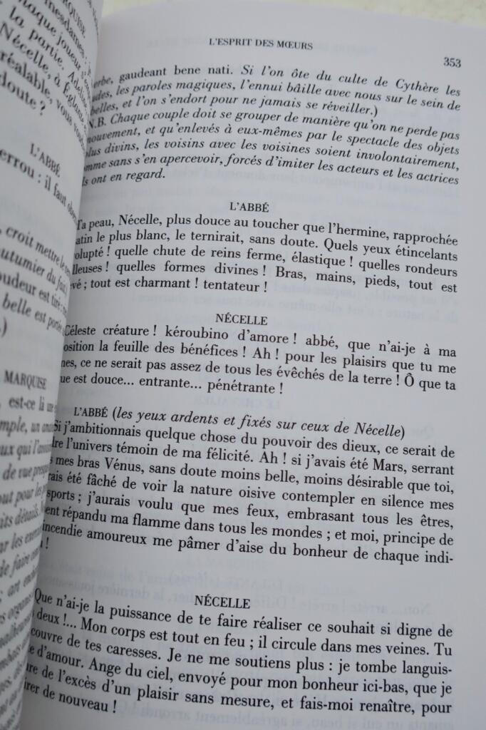 Französisches erotisches Theater des 18. Jahrhunderts