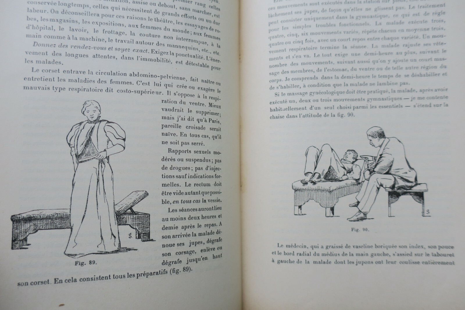 érotique Traité de kinésithérapie gynécologique (massage et gymnastique) 1897 – Image 12