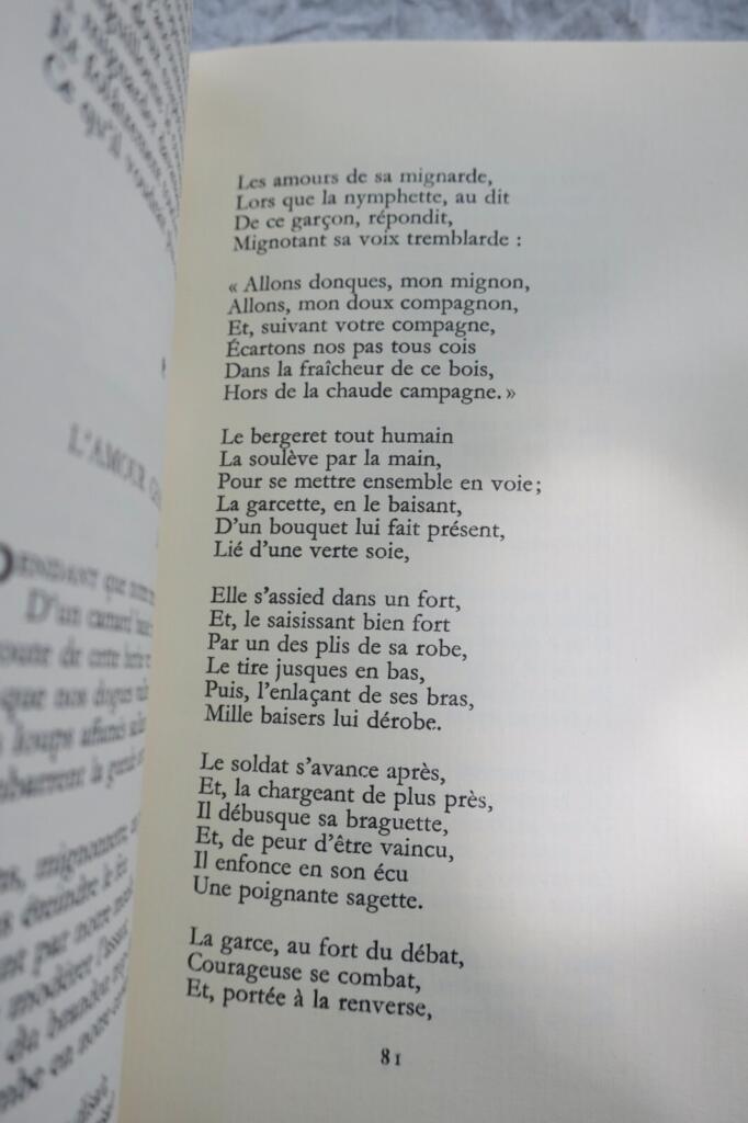 Erotisme LES JARDINS DE PRIAPE. Poésies érotiques du seizième siècle