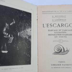 escargot - élevage & parcage lucratifs, préparation...