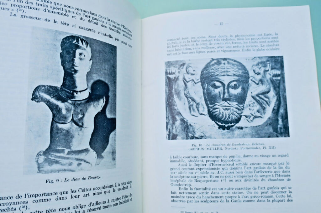Jupiter statue discovery in Escorneboeuf