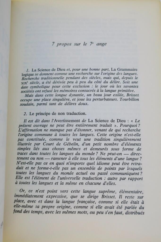 Esoterie Grammaire logique. Suivi de La Science de Dieu