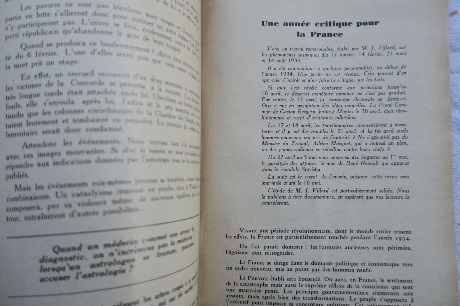ésotérie Le grand Nostradamus mai 1934 mensuelle n°1 – Image 4