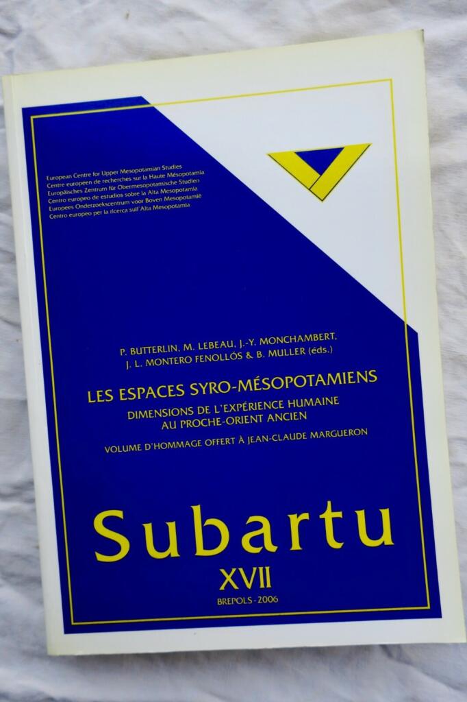 espaces syro-mesopotamiens. Dimensions de l&rsquo;experience humaine au Proche-Orient