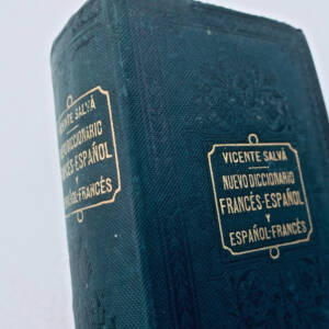 Espagnol Salva NUEVO DICCIONARIO FRANCES-ESPAÑOL, Y ESPAÑOL-FRANCES 1896