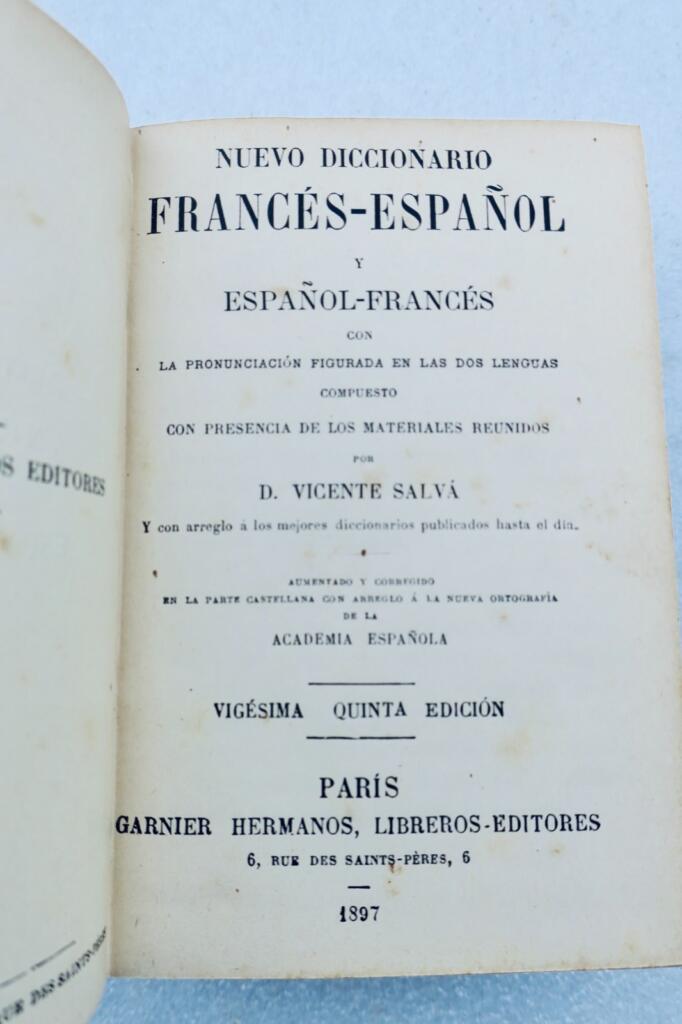 Bilingual French-Spanish Dictionary