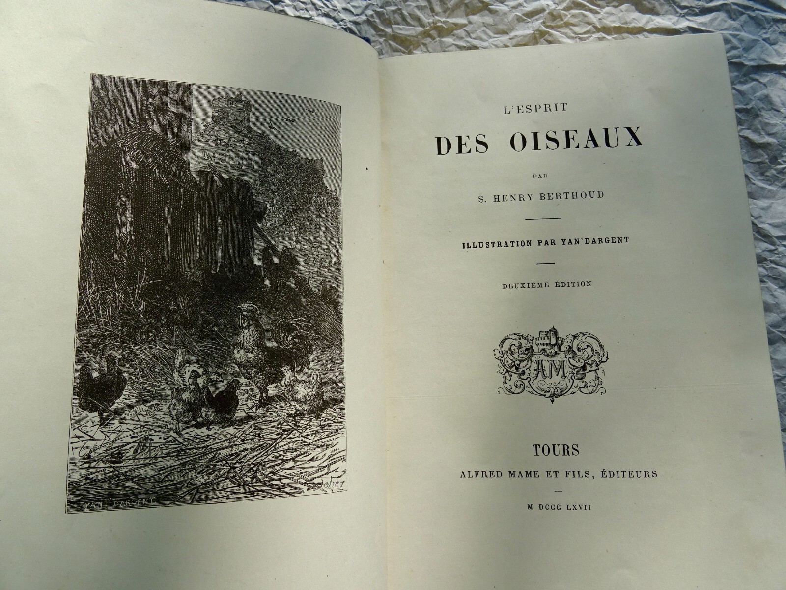 Birds: A Study of Spirit<span class="lla-card-orig-wrap"><span class="lla-card-orig">❦ ESPRIT DES OISEAUX 1867</span></span> - La Librairie Antique