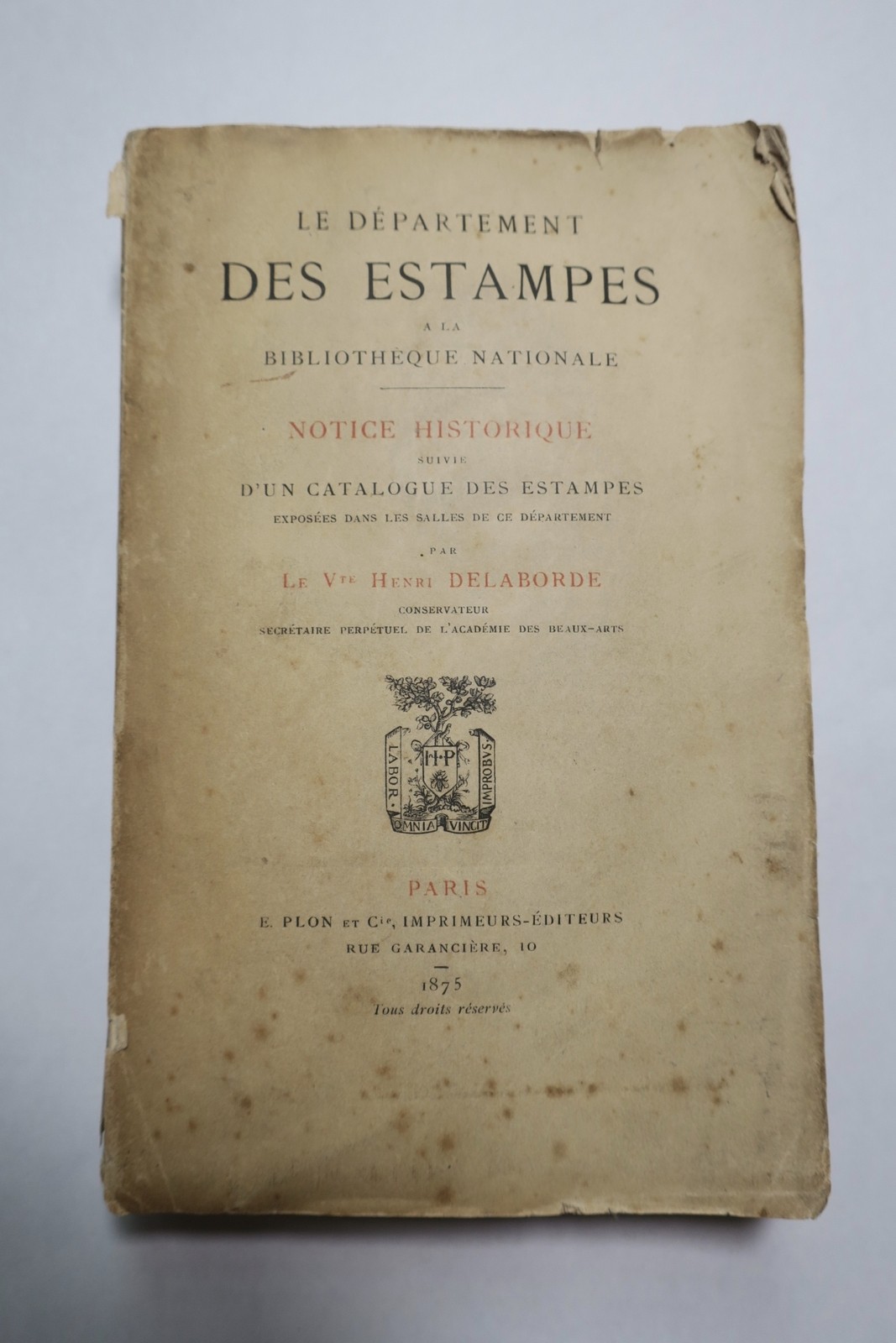 Historischer Katalog der Drucke der Nationalbibliothek (1875) – Image 6