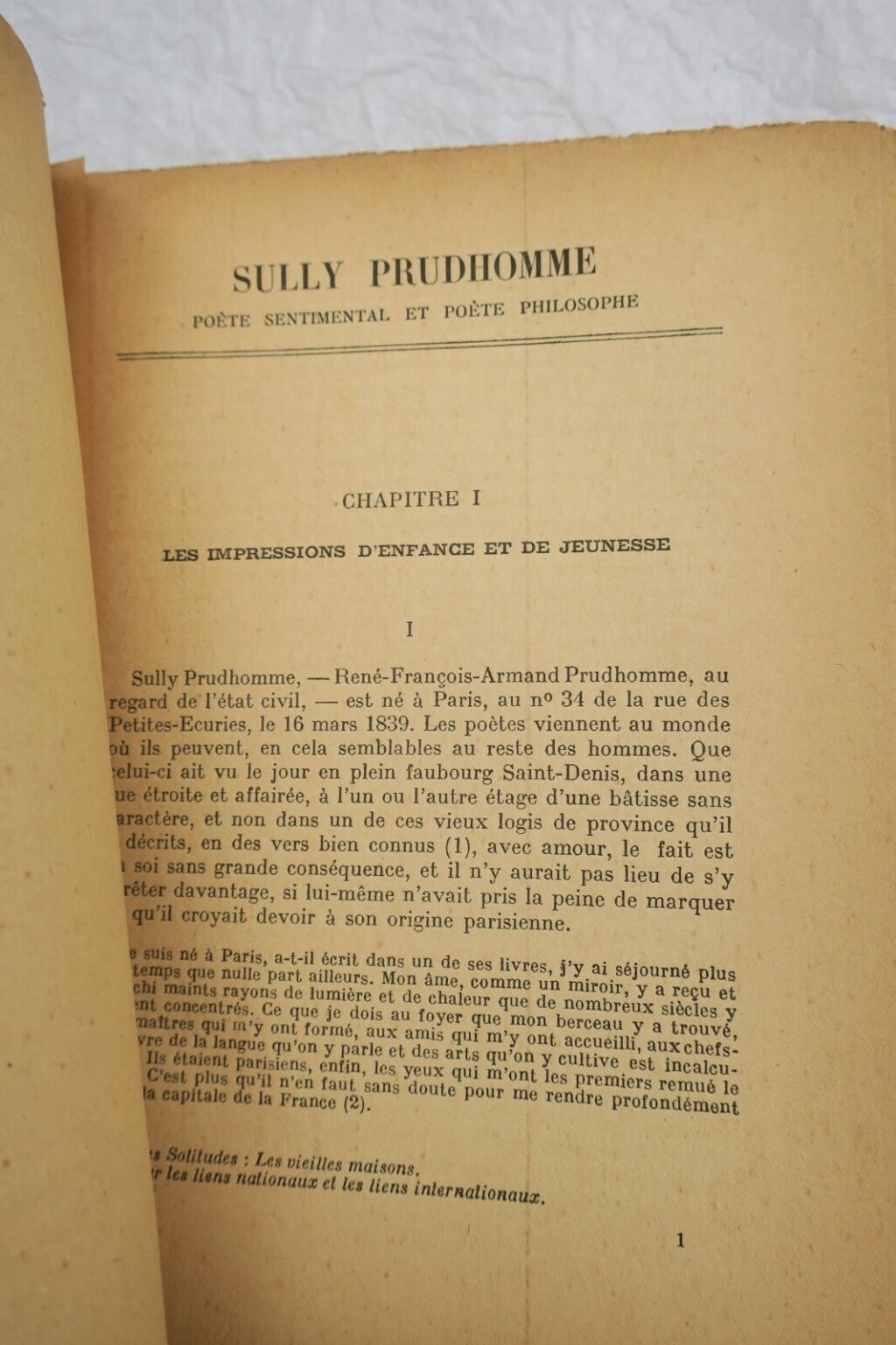 Sully Prudhomme: Ein doppelter Dichter