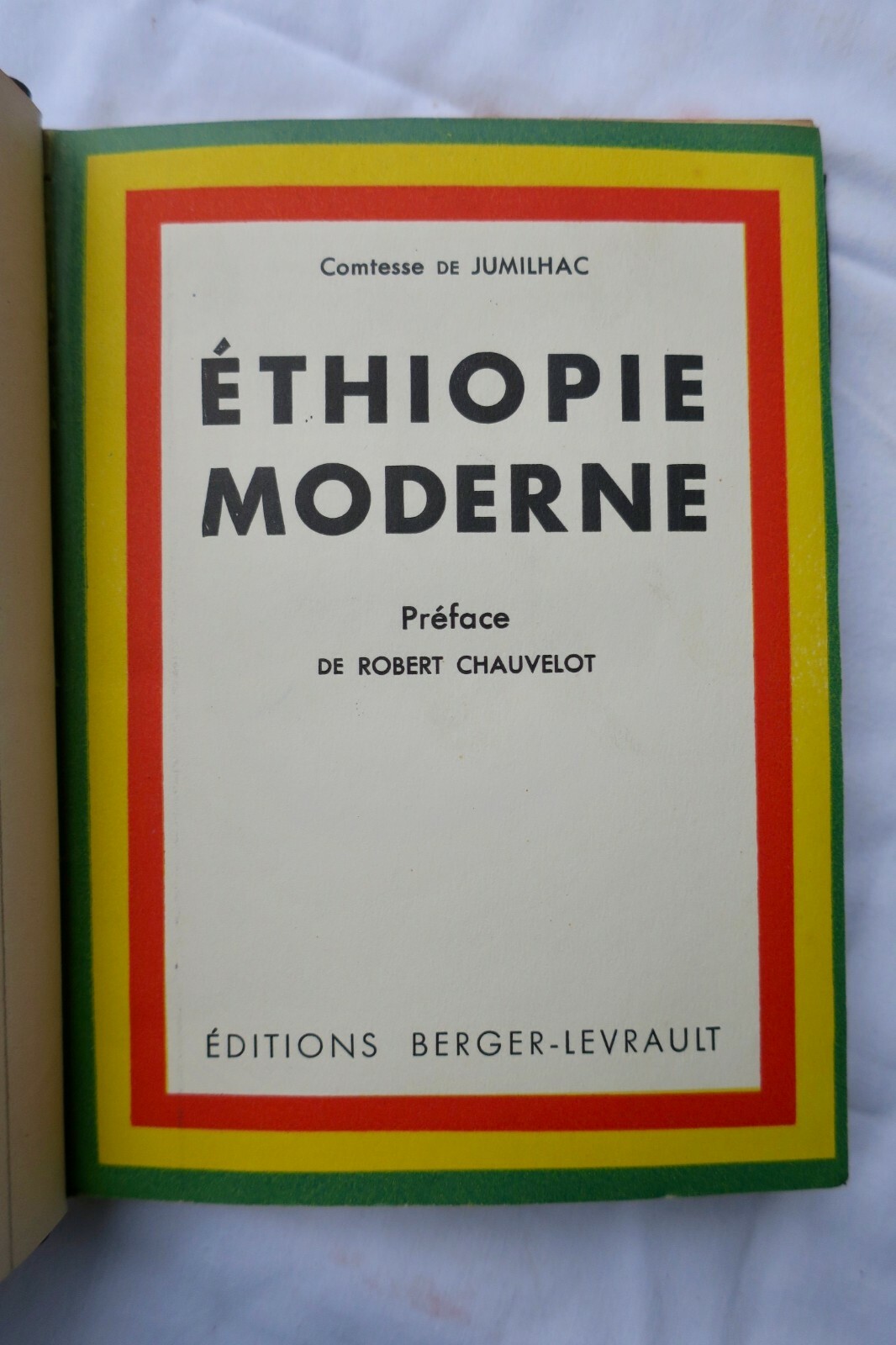ETHIOPIE MODERNE 1933