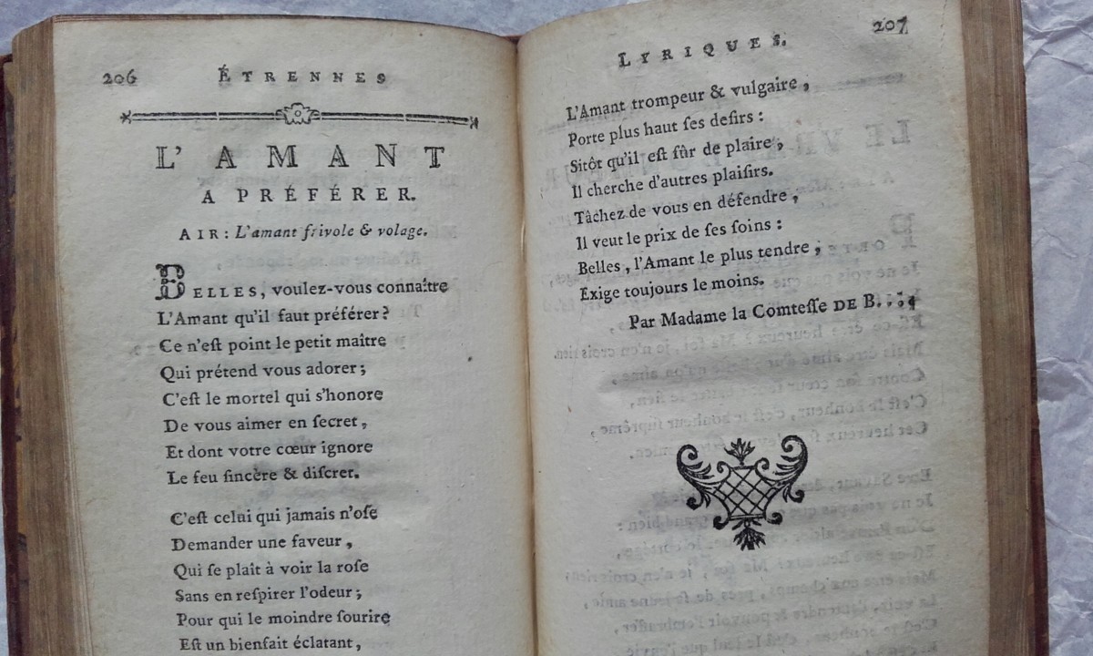Poetic Almanac from 1782 - Image 4