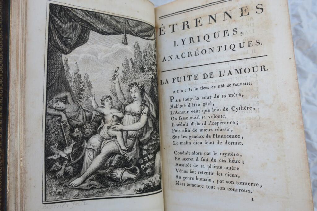 ETRENNES LYRIQUES, ANACRÉONTIQUES 1808