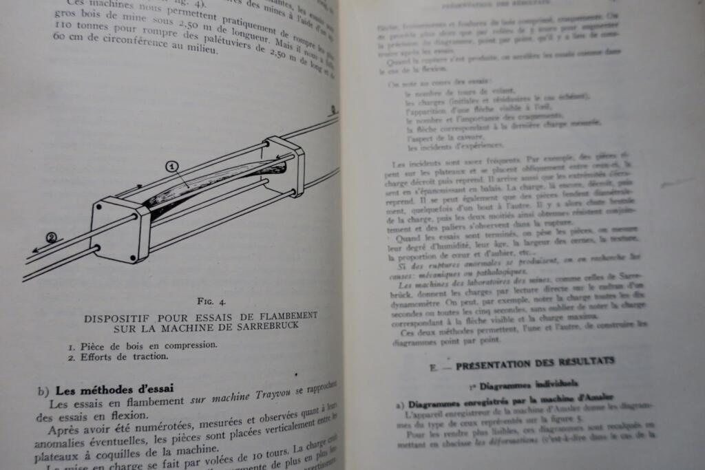 Study of Mechanical Resistance of Mining Woods