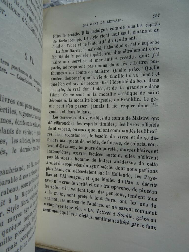 ETUDES CONTEMPORAINES, VOYAGES, PHILOSOPHIE ET BEAUX-ARTS 1866