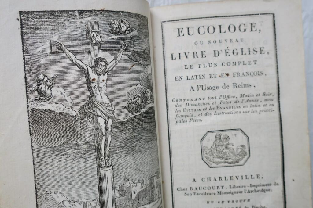 Eucologe ou nouveau livre d&rsquo;église le plus complet en latin et en françois 1822