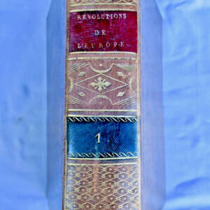 Europe ANCILLON Chart of Political System Revolutions in Europe 1803