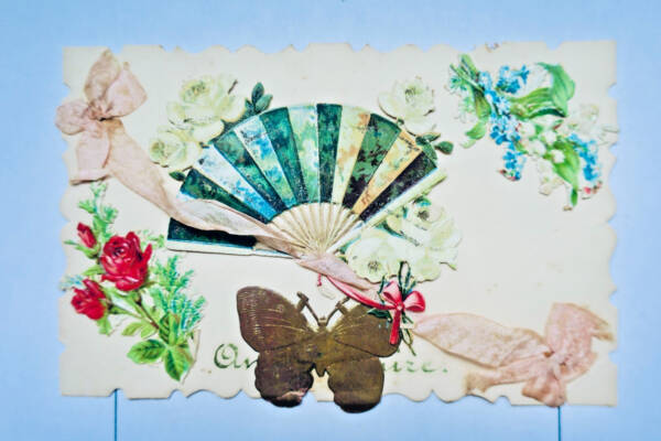 éventail papillon BELLE EPOQUE