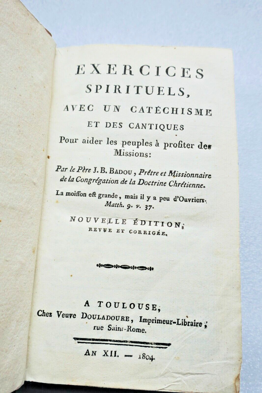 Exercices spirituels avec un catéchisme et des cantiques pour aider les peuples – Image 8