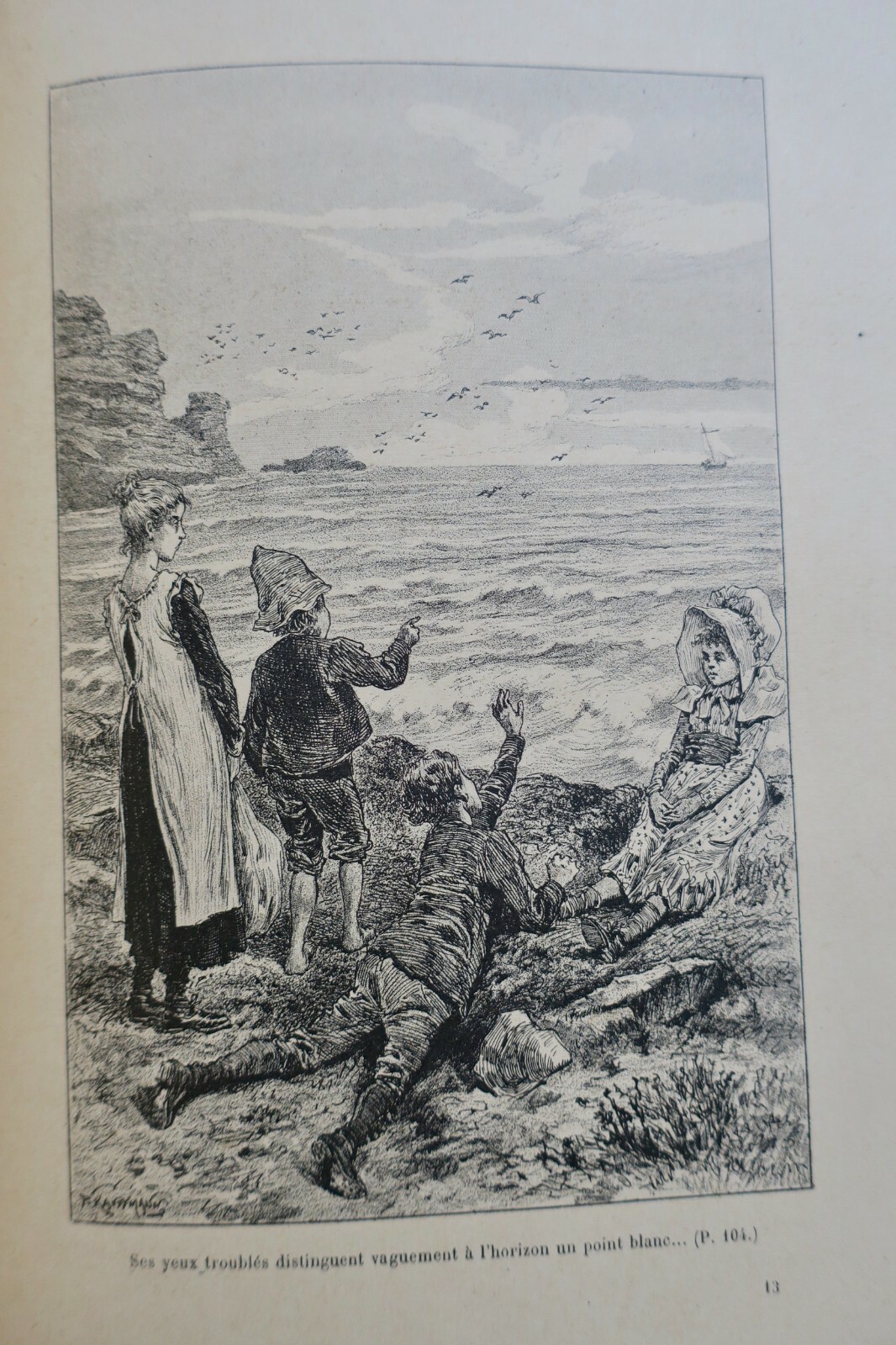 EXILEE illustrations de P. Kauffmann - La Librairie Antique