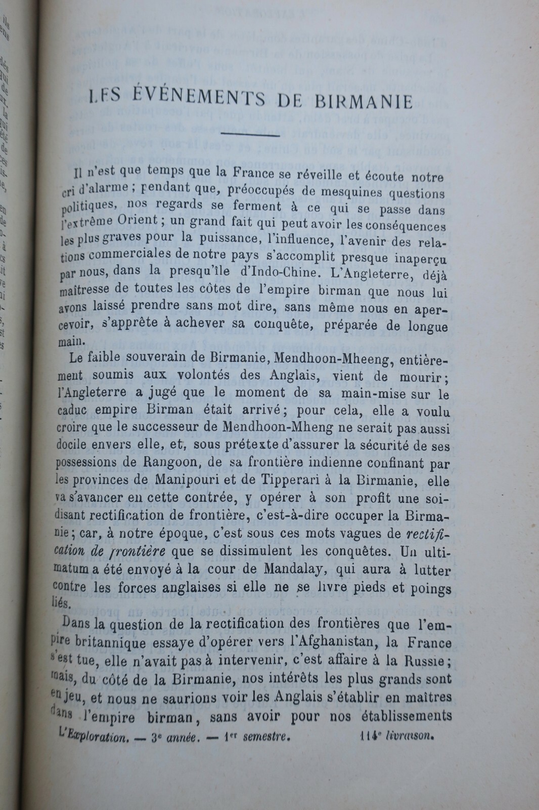 探検：文明の世界的征服の記録<span class="lla-card-orig-wrap"><span class="lla-card-orig">❦ Exploration. Journal des conquêtes de la civilisation 1879</span></span> - La Librairie Antique