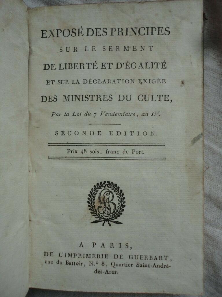 Grundsätze des Freiheits- und Gleichheitseids (Jahr IV)