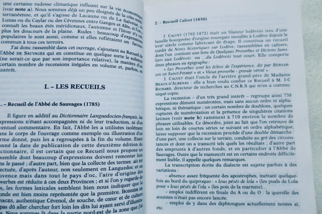 Popular expressions in the Occitan language