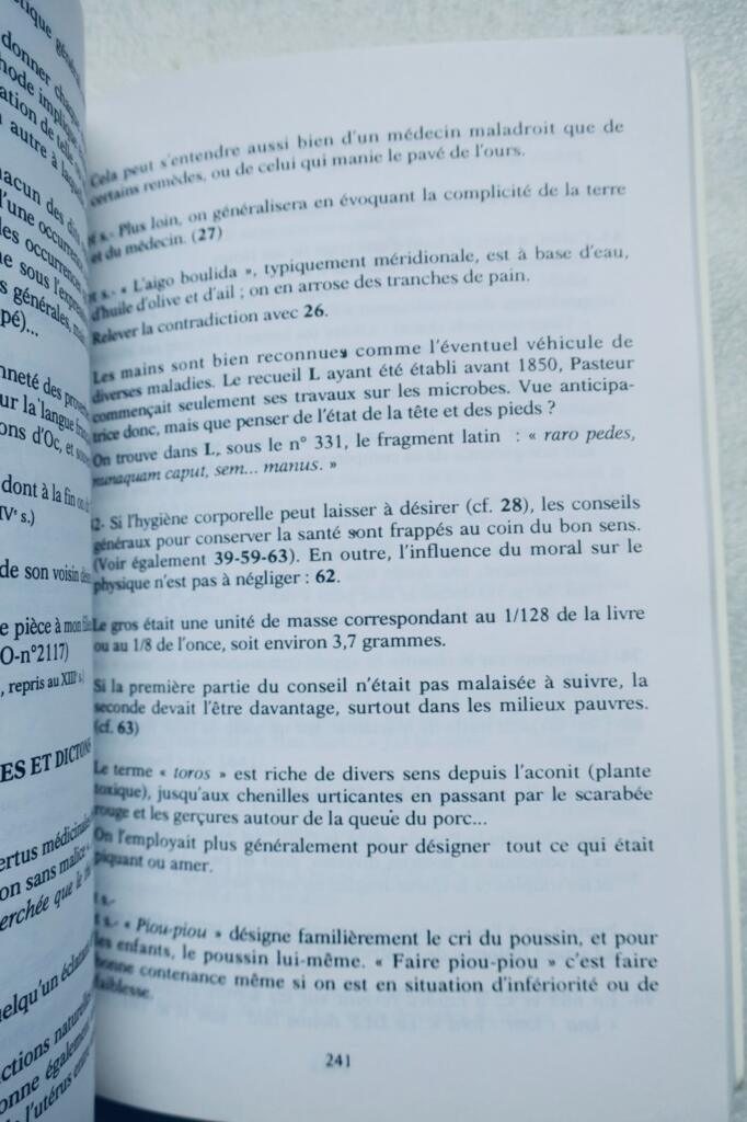 Popular expressions in the Occitan language